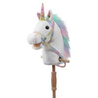 Unicorn Stick Horse Hollyhome Real Pony Relinchando Con Sonido