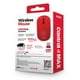 thumbnail image 4 of Mouse Inalámbrico Maxell 1200 DPI MOWL-100 Rojo, 4 of 4