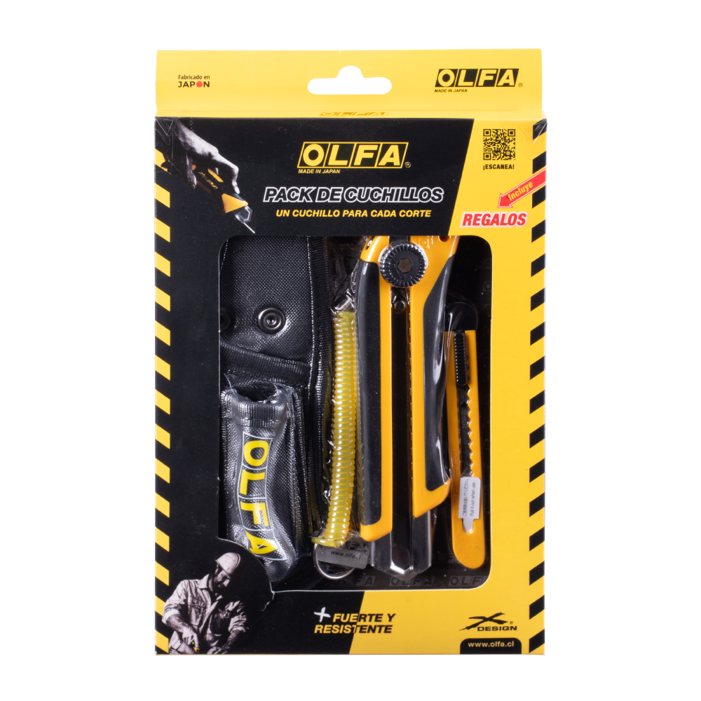 Olfa - Set De Cuchillos 25 Y 9 Mm. C/ Estuche Y Accesorios