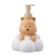 thumbnail image 1 of Bomba dispensadora de espuma, fácil de llenar, hermoso dispensador de jabón de manos, dispensador de jabón espumoso, antideslizante para baño, hotel, 250ml Castaño claro, 1 of 5