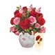 thumbnail image 1 of Tarjetas desplegables de papel recién cortado, rosas florecientes, flores para siempre, 1 of 8