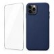 thumbnail image 1 of Kit Carcasa Funda Silicona Azul Marino + 1 Lámina Mica Vidrio Templado para iPhone 11 Pro, 1 of 3