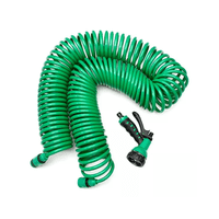 Casa Pagoda - Manguera Espiral Expandible Hogar Casa Jardin 15 Mts Color Verde