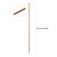 thumbnail image 2 of Uxcell 2Pcs Aguja de Tejer de Bambú de 3.25mm Recta de Punta Única 13.78 pulgadas de Largo Agujas de Tejer de Madera para Suéter Tamaño US 3 para Principiantes de Hilo Manual Calcetín DIY, 2 of 6