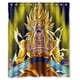 thumbnail image 1 of Cortina de ducha con diseño de Anime Dragon Ball Z, juego de cortinas de baño con ganchos, tamaño 60 x 72 pulgadas, 1 of 3
