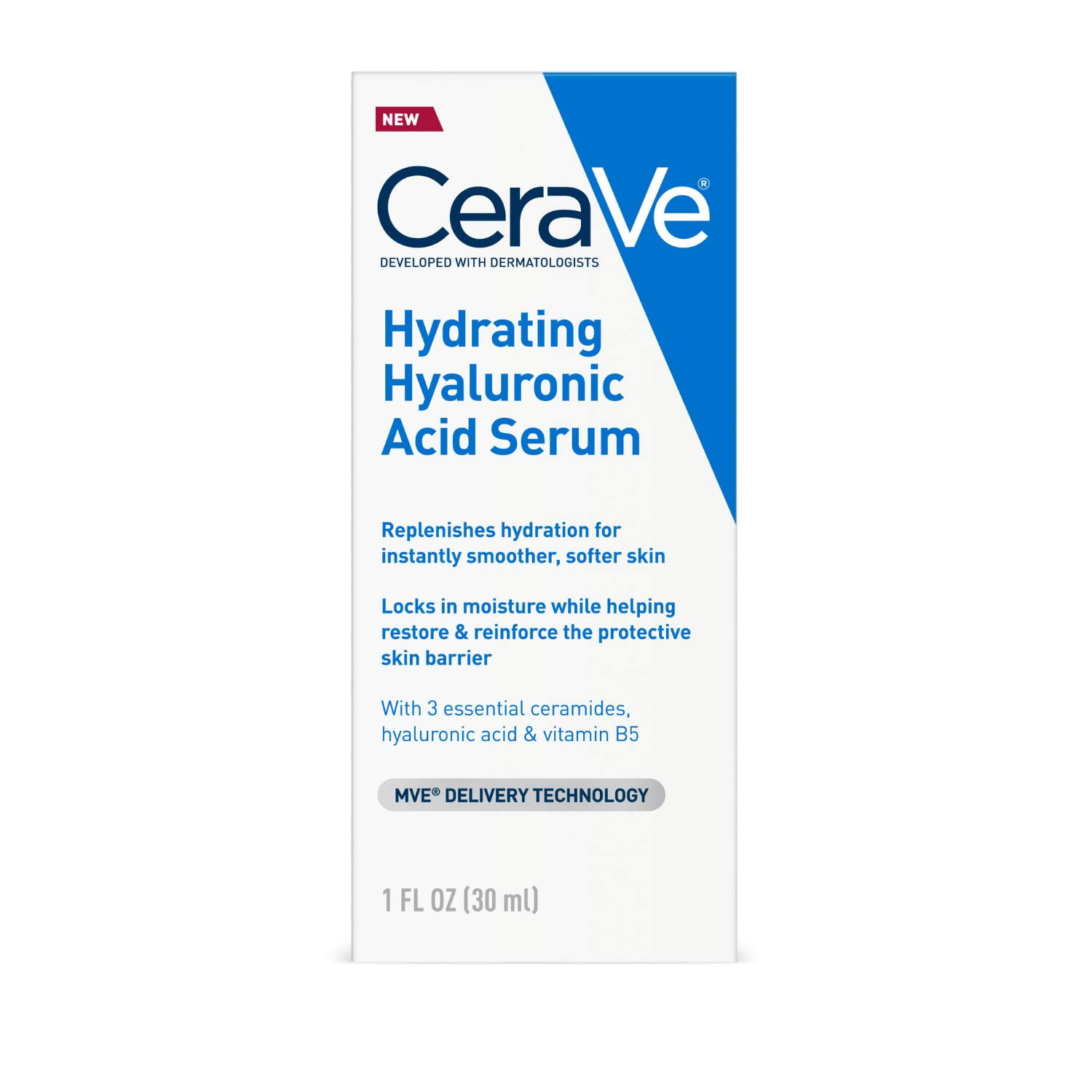 Sérum Cerave De Ácido Hialurónico Para Rostro 30 Ml Con Vitamina B5