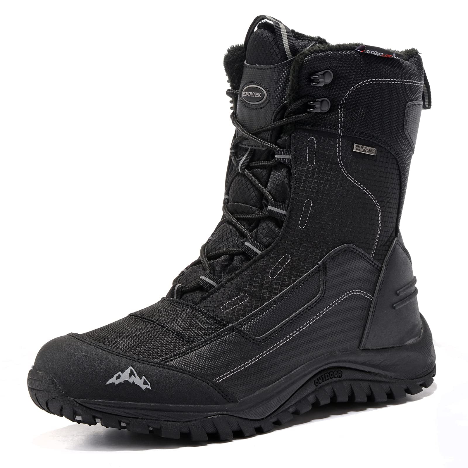 Botas De Nieve Rockmark Para Hombre, Impermeables, Color Negro, Talla 10