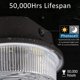 thumbnail image 3 of Lámpara LED de granero SZGMJIA, 50 W, 7500 lm, 5000 K, IP65, resistente al agua, 3 of 7