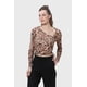 thumbnail image 2 of Polera Mujer Leopardo Asimétrico Café, 2 of 4