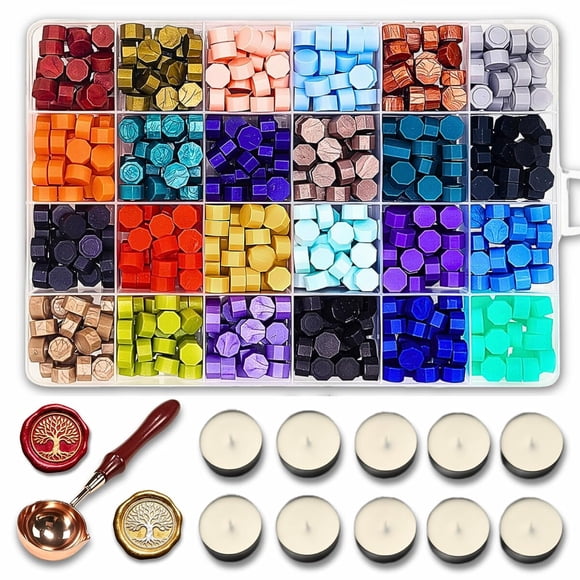 Kit de Sellos de Lacre xxxHOLIC de 24 Colores