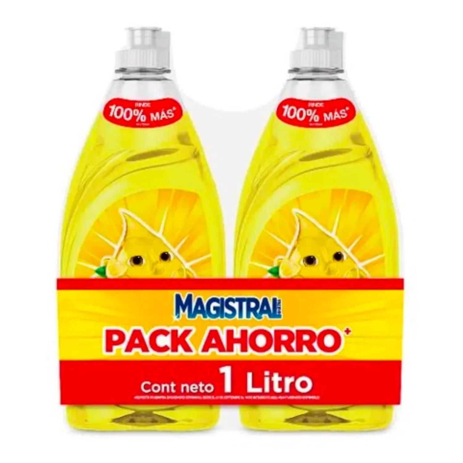 Pack 2 Magistral Lavalozas Concentrado Ultra Limon 500 Ml