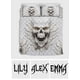 thumbnail image 2 of Juego De Edredón Calavera Esqueleto Blanco, 2 of 3