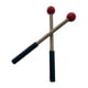 thumbnail image 2 of 2x Baquetas De Silicona Mazos De Percusión Manual Para Glockenspiel Xilófono Rojo, 2 of 5