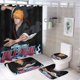 thumbnail image 1 of Juego de Cortina de Ducha y Alfombras Desmarcar Bleach 4 Piezas, 1 of 6
