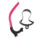 thumbnail image 4 of Centro De Natación Snorkel Tubo De Respiración De Silicona Correa Ajustable Para La Cabeza Rosa, 4 of 5