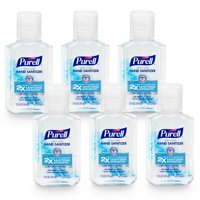 Desinfectante De Manos Purell Advanced, 60 Ml, Tamaño Viaje (Paquete De 6)
