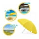 thumbnail image 2 of Quitasol Paraguas Playa Protección Uv Sombrilla parasol uv para  Verano 150cm amarillo, 2 of 2