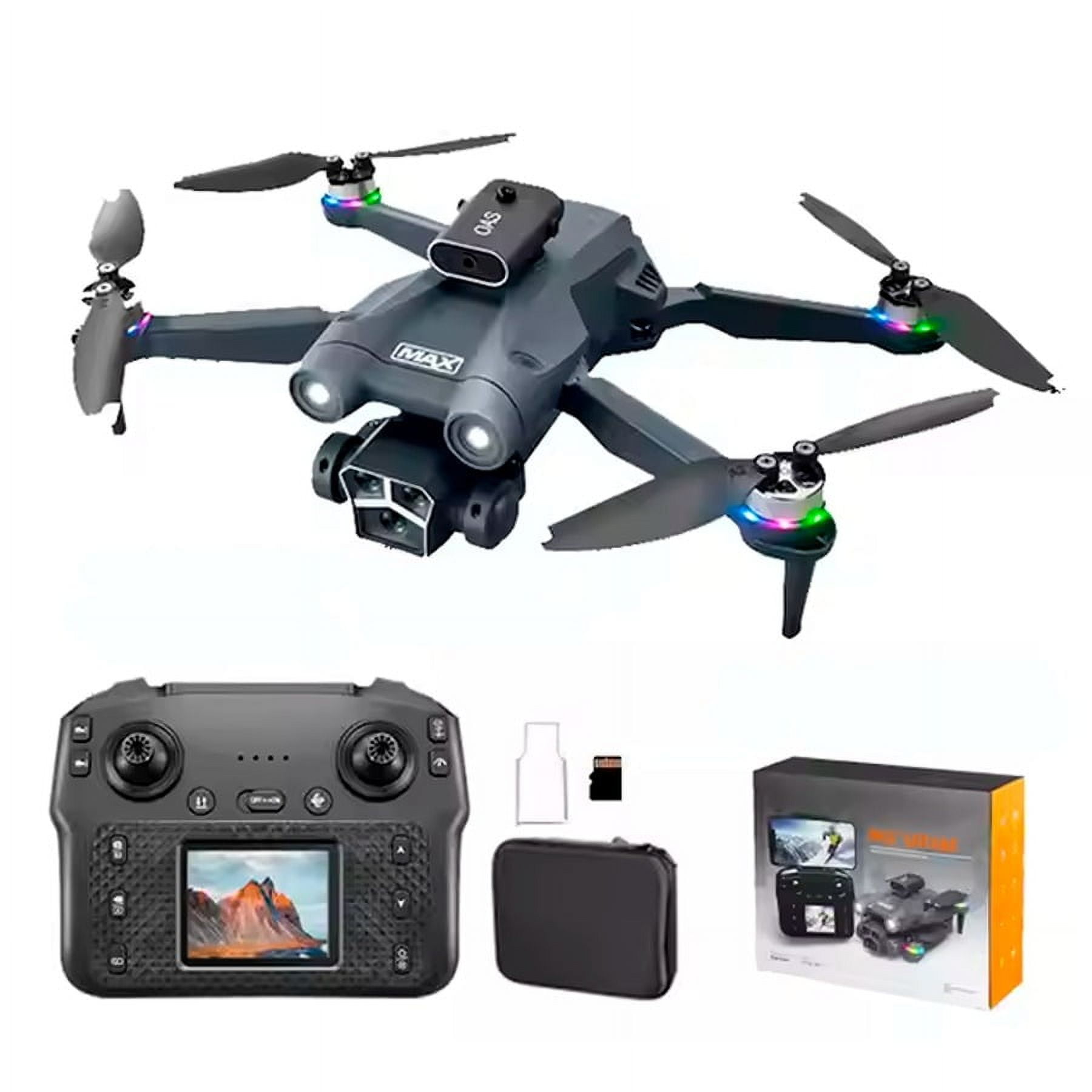 Aventura Store - Dron M3 Ultra Con Control Remoto Y Pantalla Luz Rgb