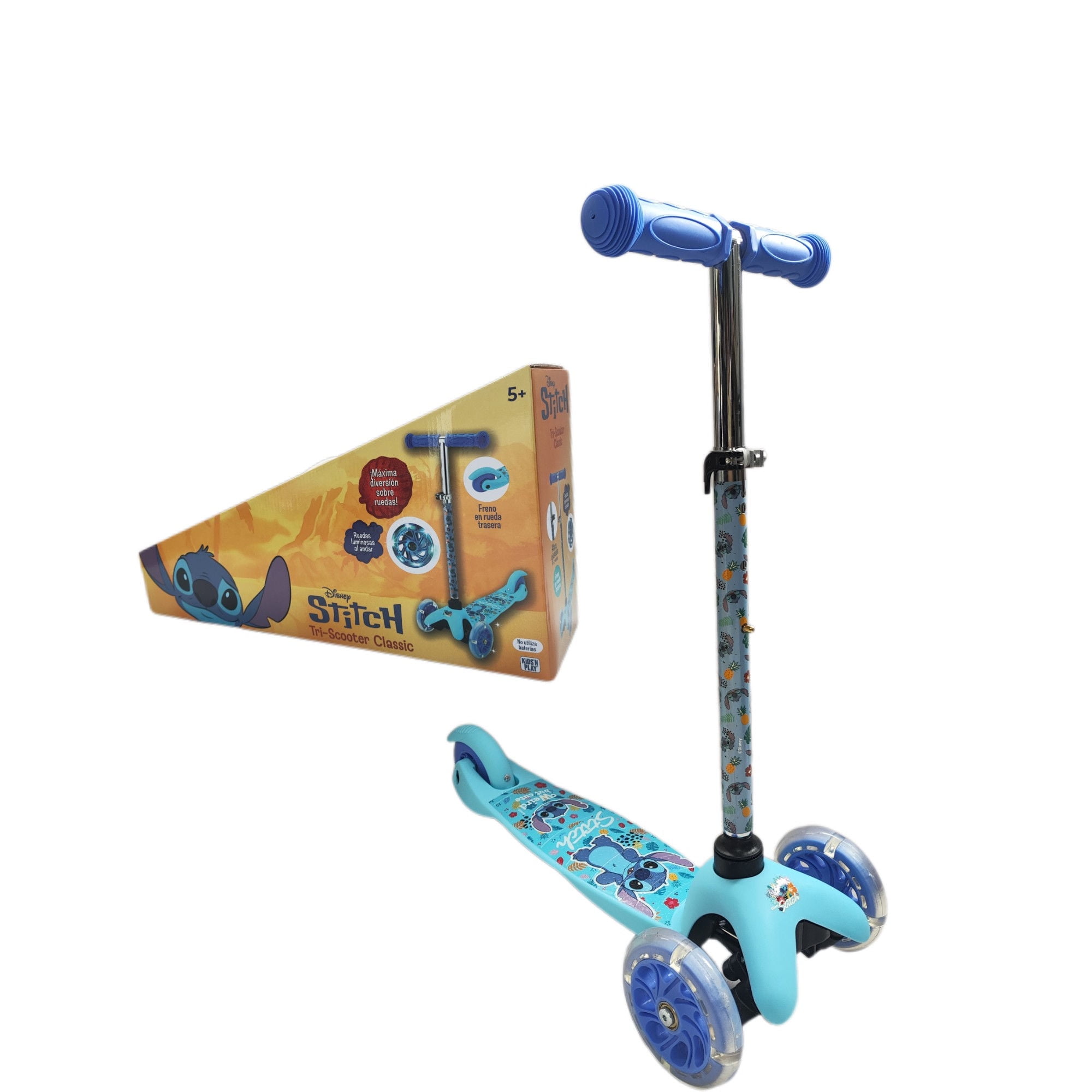 Kids'n Play - Scooter Infantil 3 Ruedas Stitch