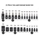 thumbnail image 2 of Juego De Brocas Y Conectores Torx 25 Piezas T8 T60 Y E4 E22, 2 of 7