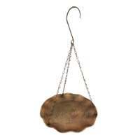 Ioensy - Plato Colgante De Metal Para Baño De Pájaros De 22 Cm, Ideal Para Jardín, Patio Y Jardín.