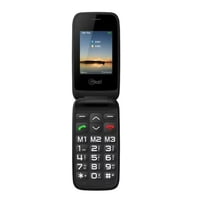 Mlab - Telefono Senior Tipo Almeja 4G Negro Shell 9204