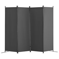 Room Divider Vevor - Pantalla De Privacidad Plegable De 4 Paneles, Color Gris
