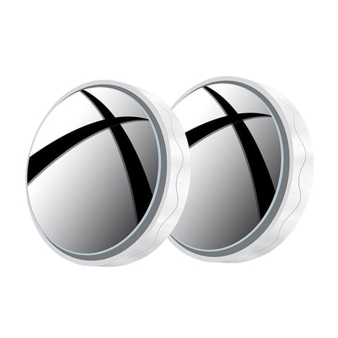 Ioensy - 2 Uds Espejo De Punto Ciego Espejo Auxiliar Con Ventosas Para Vehículos De Coche