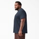 thumbnail image 3 of Camiseta Dickies para hombre, grande y alta, manga corta, bolsillo, azul marino oscuro, 3 of 5
