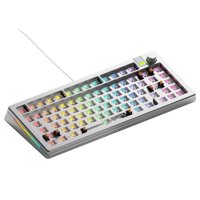 Teclado Glorious Gaming Gmmk 3 Pro Barebones 75% Plateado