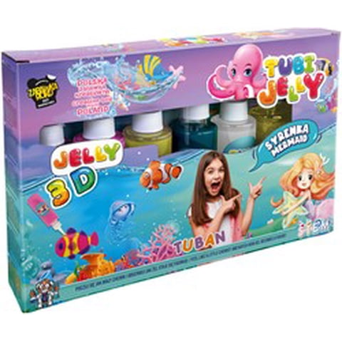 Tuban - Set Tubi Jelly 6 Colores - Sirena