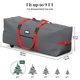 thumbnail image 3 of Bolsa de almacenamiento Winpull Rolling para árbol de Navidad, 9 pies, color gris 600D, 3 of 8