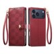 thumbnail image 1 of Funda Billetera con Cierre para [iphone 17 Promax] con Tarjetero, Soporte y Correa de ManoRojo, 1 of 5
