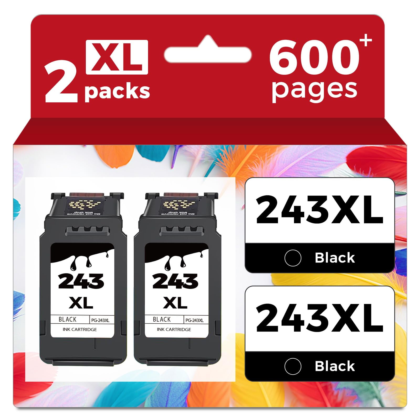 Cartucho De Tinta Ubinki Compatible Para Canon 243 243xl Pg-243 Xl