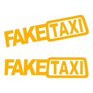 Ioensy - 2 Piezas Pegatinas De Coche Calcomanías Accesorios Exteriores Para Motocicletas Amarillo Reflectante