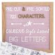 thumbnail image 1 of Tablero de letras Obliviscar rosa de 25 cm – 725 letras, 1 of 6