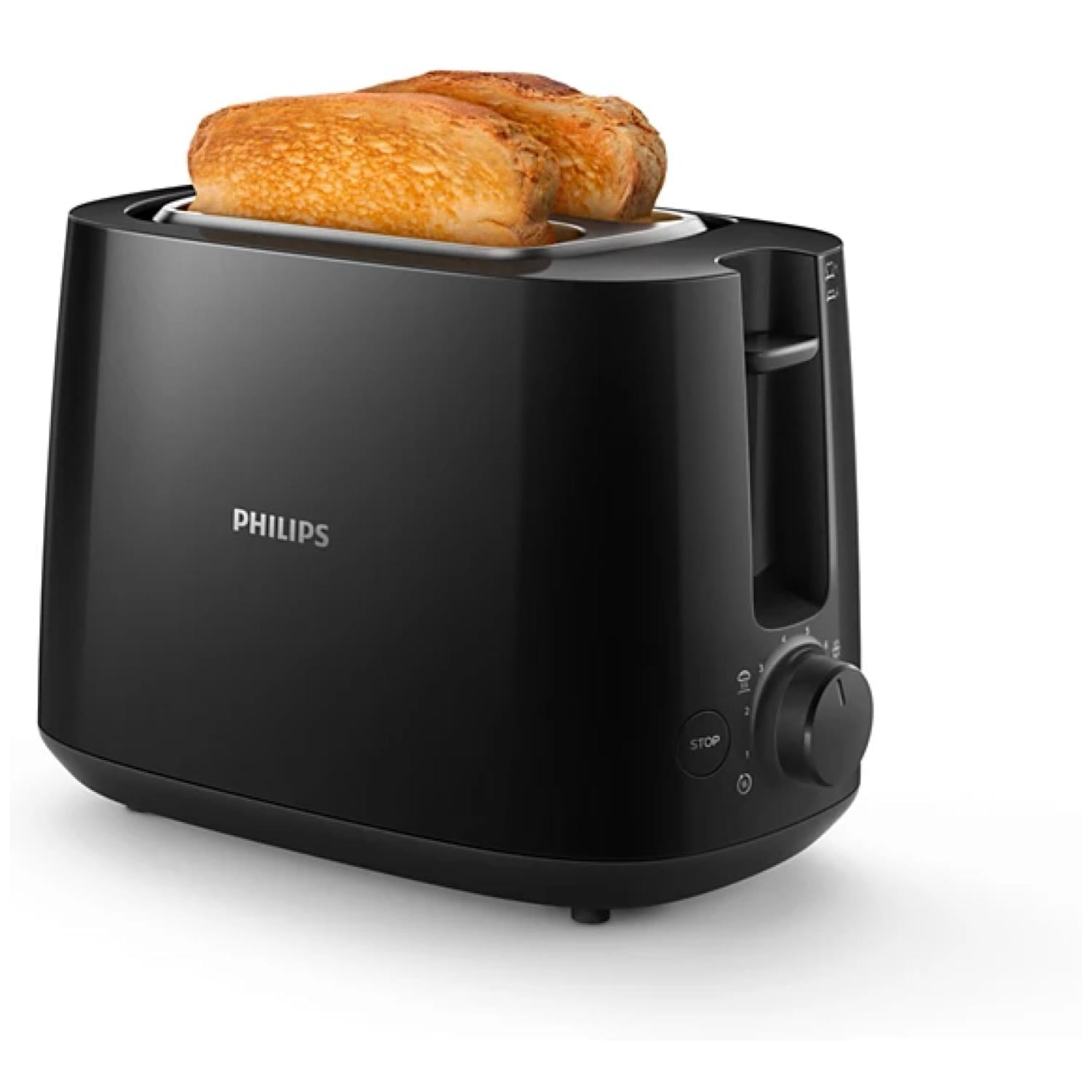 Philips - Tostador De Pan Electrico 900w 2 Panes Hd2581/90