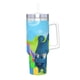 thumbnail image 2 of Popiz Baby TV Vaso aislado de acero inoxidable con asa, diseño temático, regalo para familia, amigos y fans; incluye pajita y encaja en el portavasos estándar, 40 oz, 2 of 6