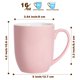 thumbnail image 2 of Juego de 4 tazas de café Urbanstrive de 475 ml, color rosa, 2 of 9