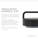 thumbnail image 3 of Tarro de comida Thermos Simple Modern Provision de acero inoxidable de 350 ml, 3 of 7