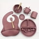 thumbnail image 1 of Baby Feeding Tableware Set, Baby Silicone Bib, Baby Food Bowl, Children Learning Drink Cup,, 1 of 3