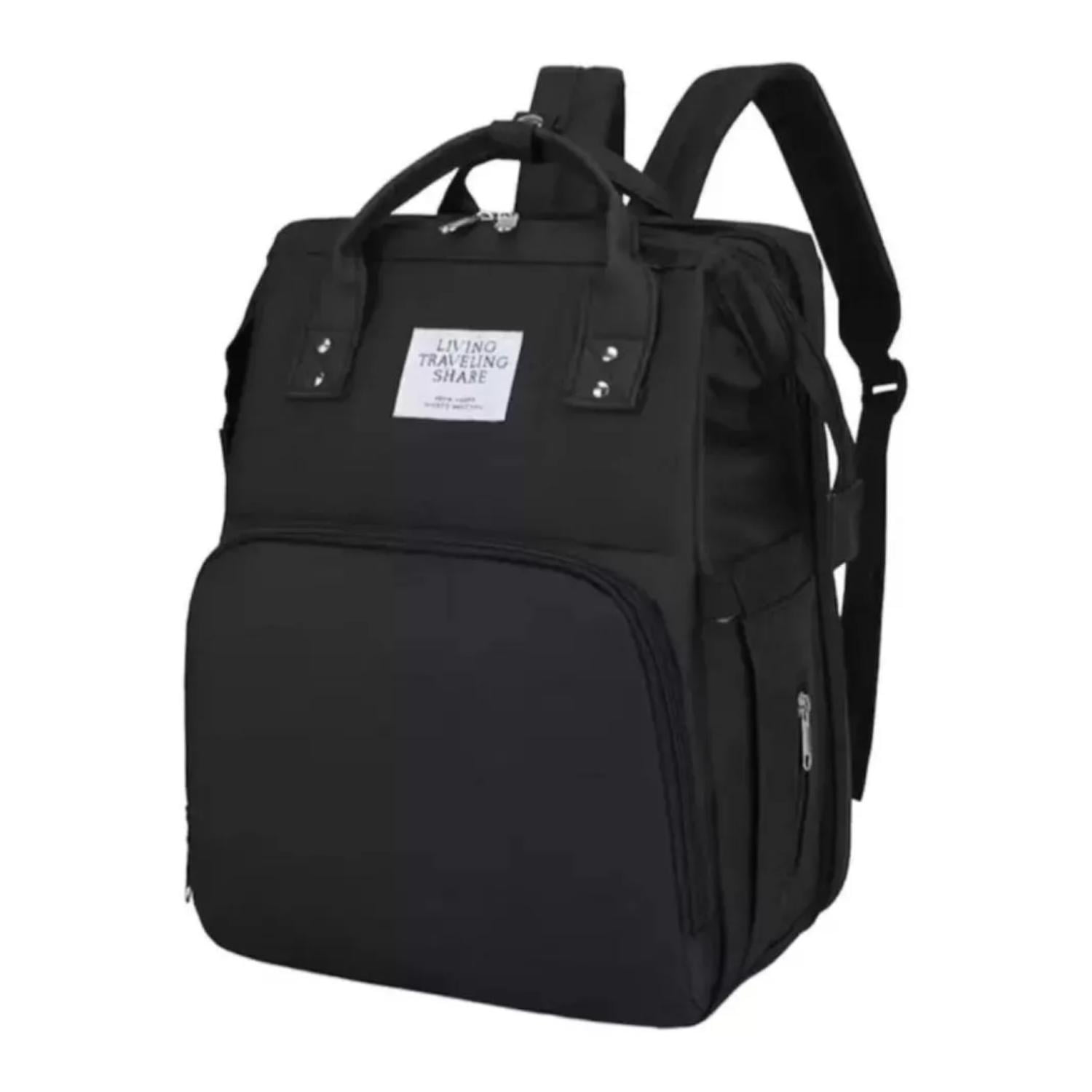 Genérico - Pañalera 3 En 1 Mochila Cuna 25x40cm Mudador Portatil Bebes