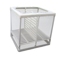 Ioensy - Red De Aislamiento Para Pecera, Separador De Acuario, Rejilla De Separación Para Alevines Recién Nacidos De Guppy S Con Tablilla