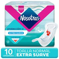 Toallas Higiénicas Sin Alas Normal Tela Suave Algodón 10 Un Nosotras