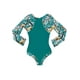 thumbnail image 1 of Traje De Baño De Niña Manga Larga Verde 6, 1 of 3