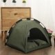 thumbnail image 2 of Cama De Gato Para Gatos De Interior Casas De Gatos Camas De Mascotas Para Gatos Y Perros Pequeños Carpa De Gato Cama De Gatito Cabaña De Gato Cueva De Gato Con Lavable Extraíble (verde, 2 of 3