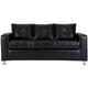 thumbnail image 3 of Living Asiria 321 - Cuero Sintetico Pu Negro, 3 of 10