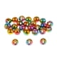 thumbnail image 2 of 25pcs ranurado mosca de tungsteno atar perlas cabeza de ninfa que se hunde rápido cuentas arco iris, 2 of 5