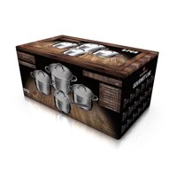 Blaumann - Set De Bateria 8 Piezas Acero Full Induccion