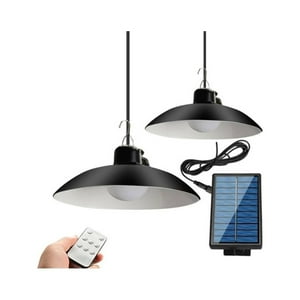 Oem - Lampara Colgante Doble Solar Con Control Remoto 240W